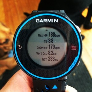 Garmin Forerunner 620 Running Dynamics