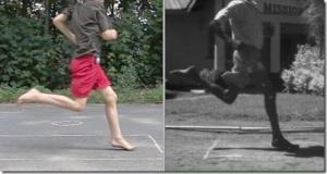 Barefoot Running Form in My Kids: Photos of Foot Strikes