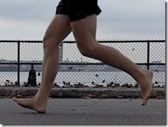 Slow Motion Video: Barefoot and Shod Running Form from the NYC Barefoot Run